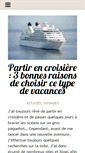 Mobile Screenshot of legoutduvoyage.com